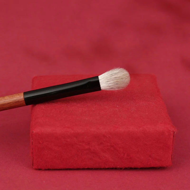 Large Eye Shadow Brush - Handmade Makeup Brush with Rosewood Handle & Natural Hair
