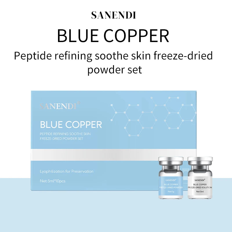 Copper Peptide & Hyaluronic Acid Facial Serum for Hydration - Skin Care Essence