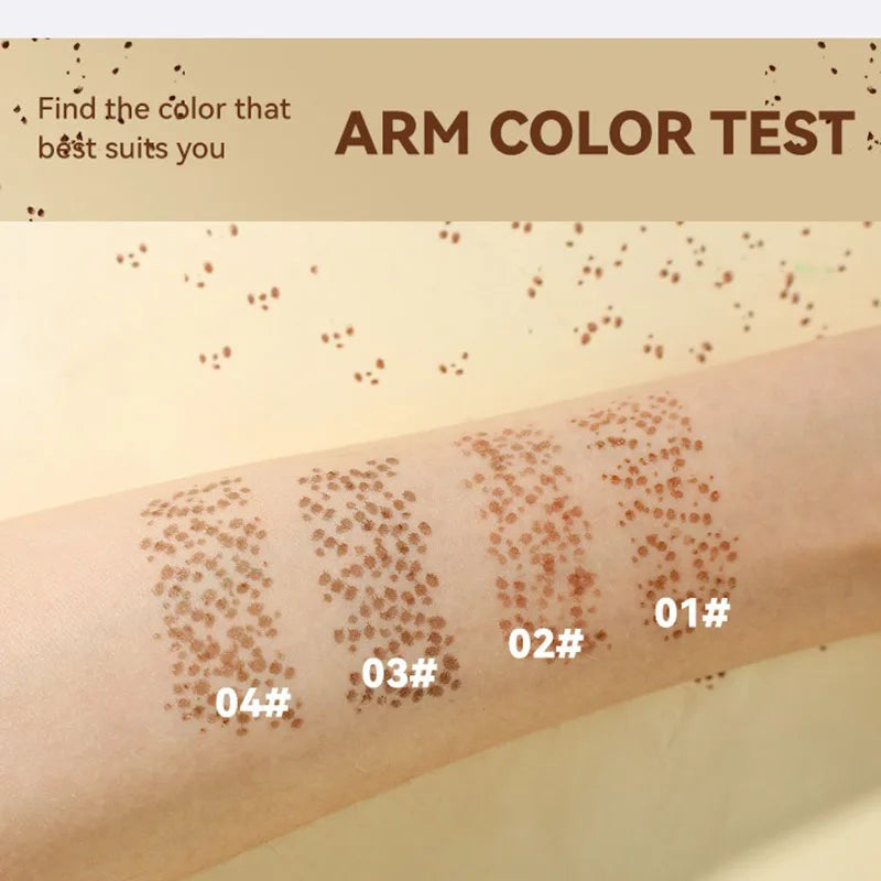 Natural Waterproof Freckles Pen Makeup Tool - Lifelike Dot Spot Stamp for Cosmetic Use