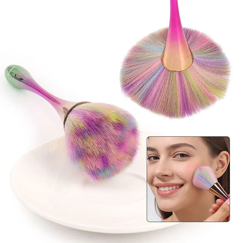 Makeup Brush Set for Face Powder Blush & Highlighting - Soft Hair, Oversized Design