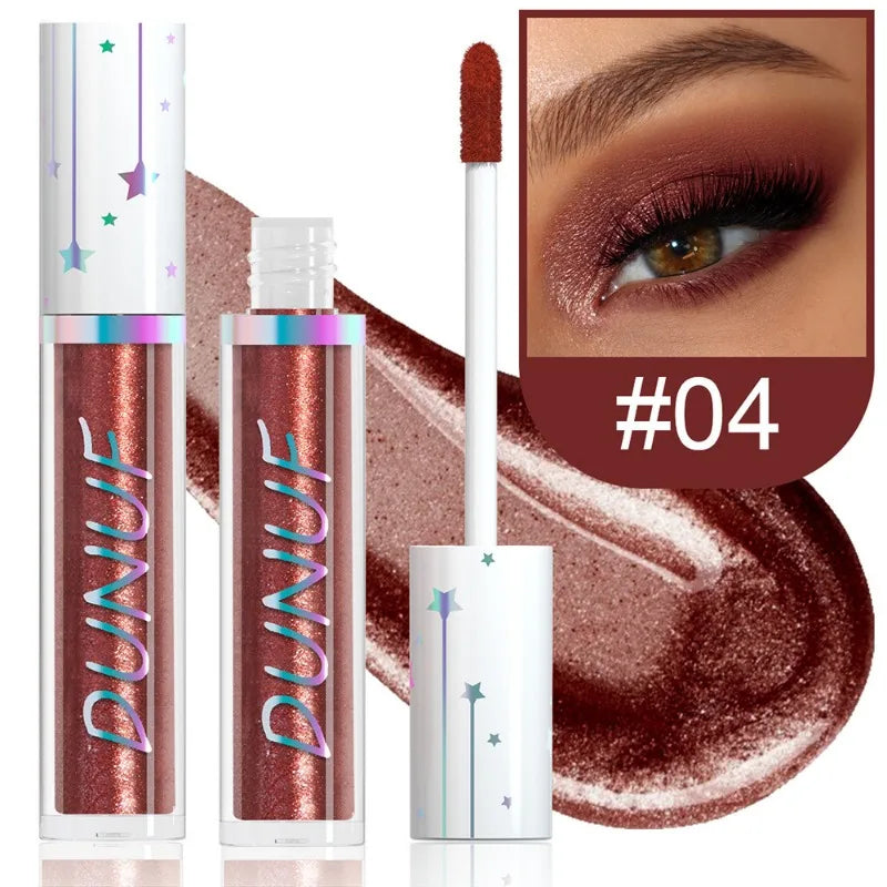24-Color Liquid Eyeshadow Stick Metallic Glitter Waterproof Stage Makeup