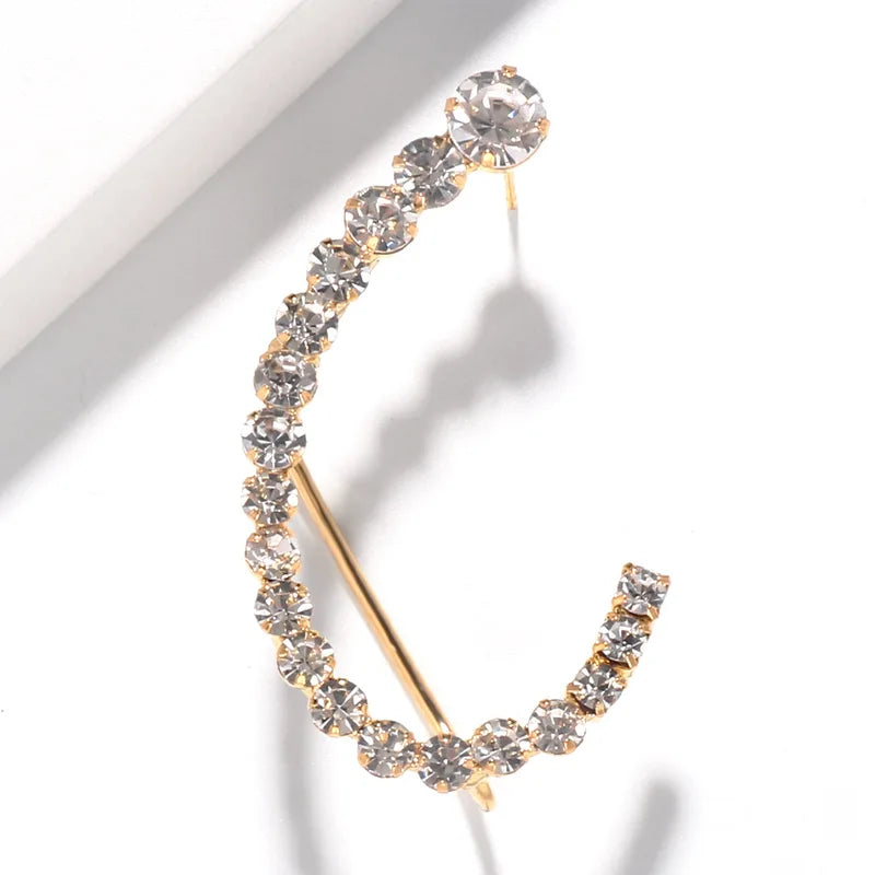 Minimalist Geometric Hoop Earrings - Stylish Lightweight Jewelry for Women
