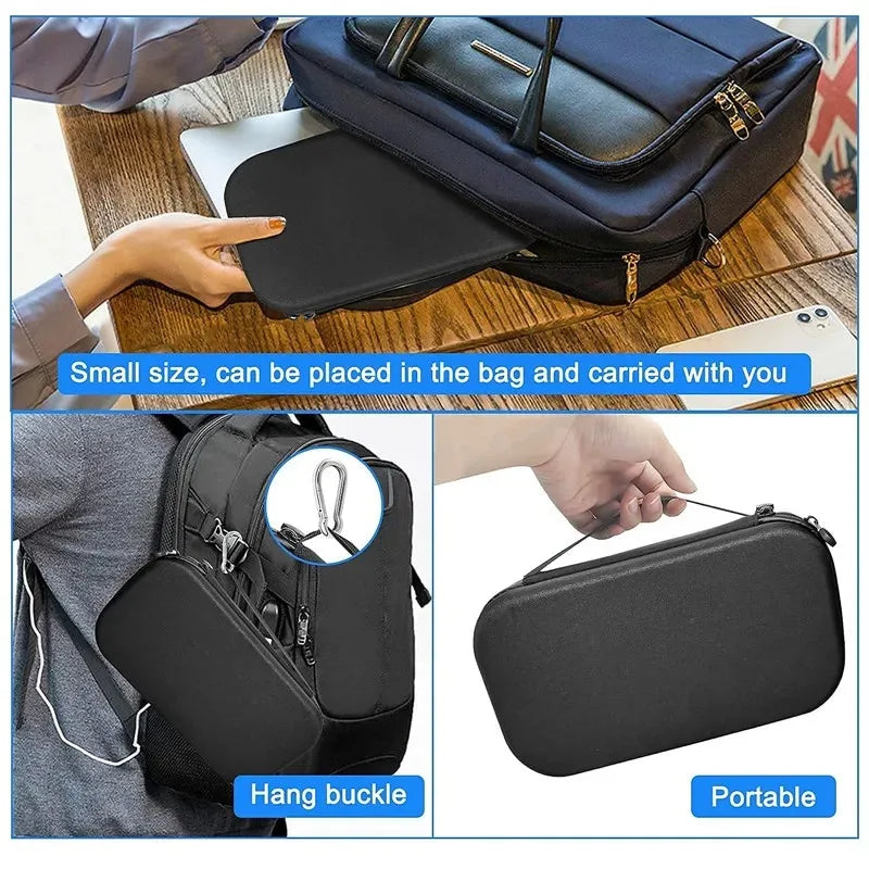 Portable EVA Stethoscope Storage Box with Mesh Organizer and Carry Handle