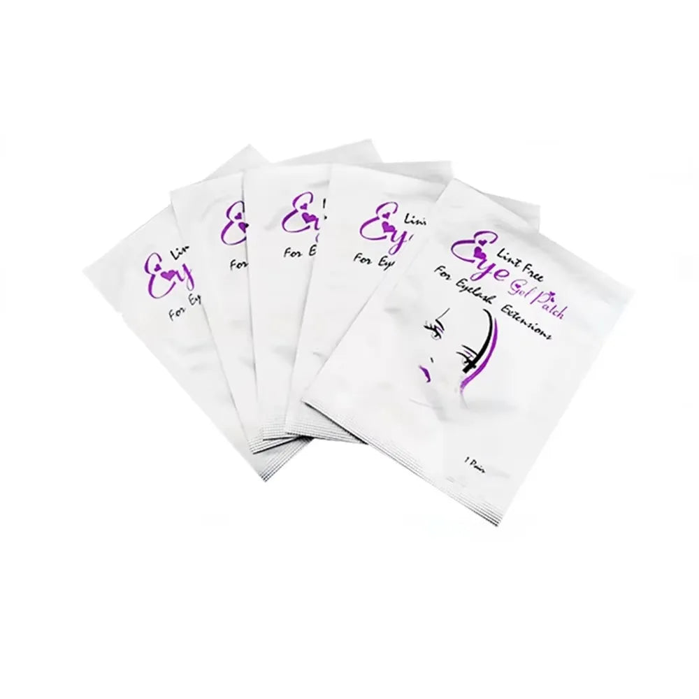 Eyelash Extension Patches 50 Pairs - Eyelid Under-Eyelash Stickers for Lash Building