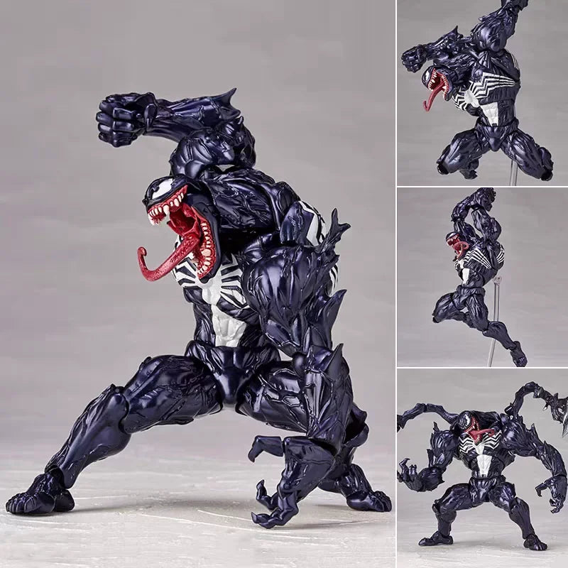 Venom Carnage Action Figure Collectible - Highly Articulated PVC Model with Accessories