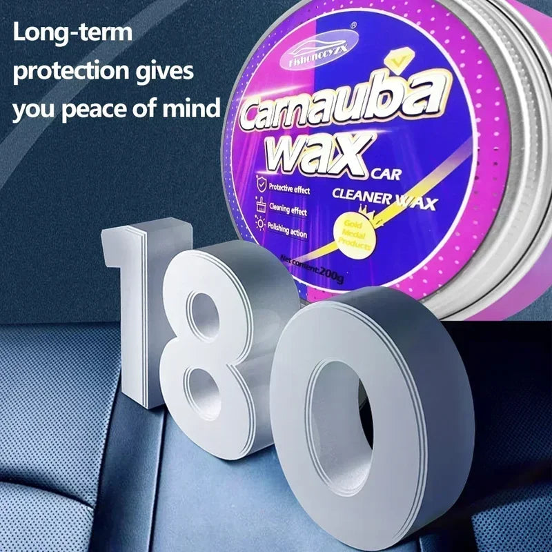 Car Wax Paste - High Gloss, Hydrophobic Coating, Easy Application for Auto Paint Care