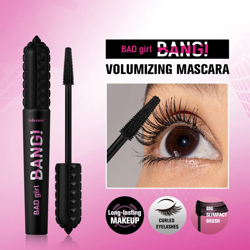 Volumizing Waterproof Lengthening Mascara - Smudge-Proof Eye Makeup