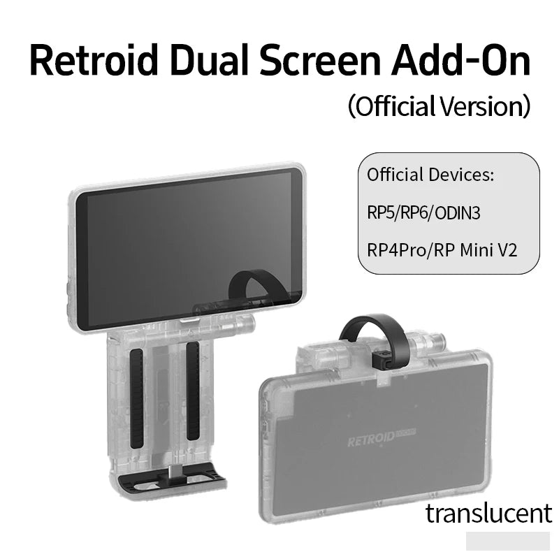 Retroid Dual Screen Add-on with 5.5-Inch OLED and Type-C for RP6, RP4Pro, RP MiniV2, RP5