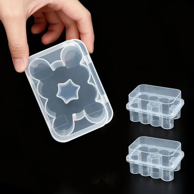 Stackable Plastic Vial Storage Case for Freezer & Refrigerator – 3/5/7/10mL, Multi-Slot, Clear