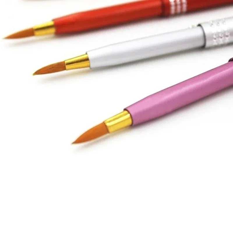 5Pcs Lip Brush Set - Portable Retractable Makeup Brushes for Women