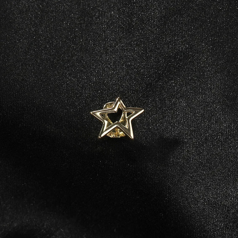 Halloween Irregular Hollow Pentagram Star Teeth Grillz Hip Hop Jewelry for Men Women