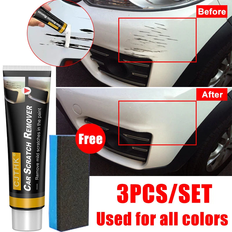 Car Scratch Remover Kit - Auto Paint Repair & Polishing Tools for Mild Scratches
