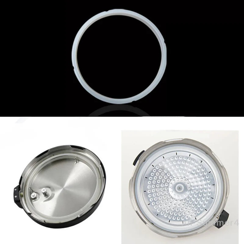 Silicone Gasket Seal Ring for Electric Pressure Cookers 2-6L Replacement