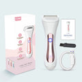 Women's Waterproof Electric Shaver Wet & Dry Portable Razor for Full-Body Hair Removal