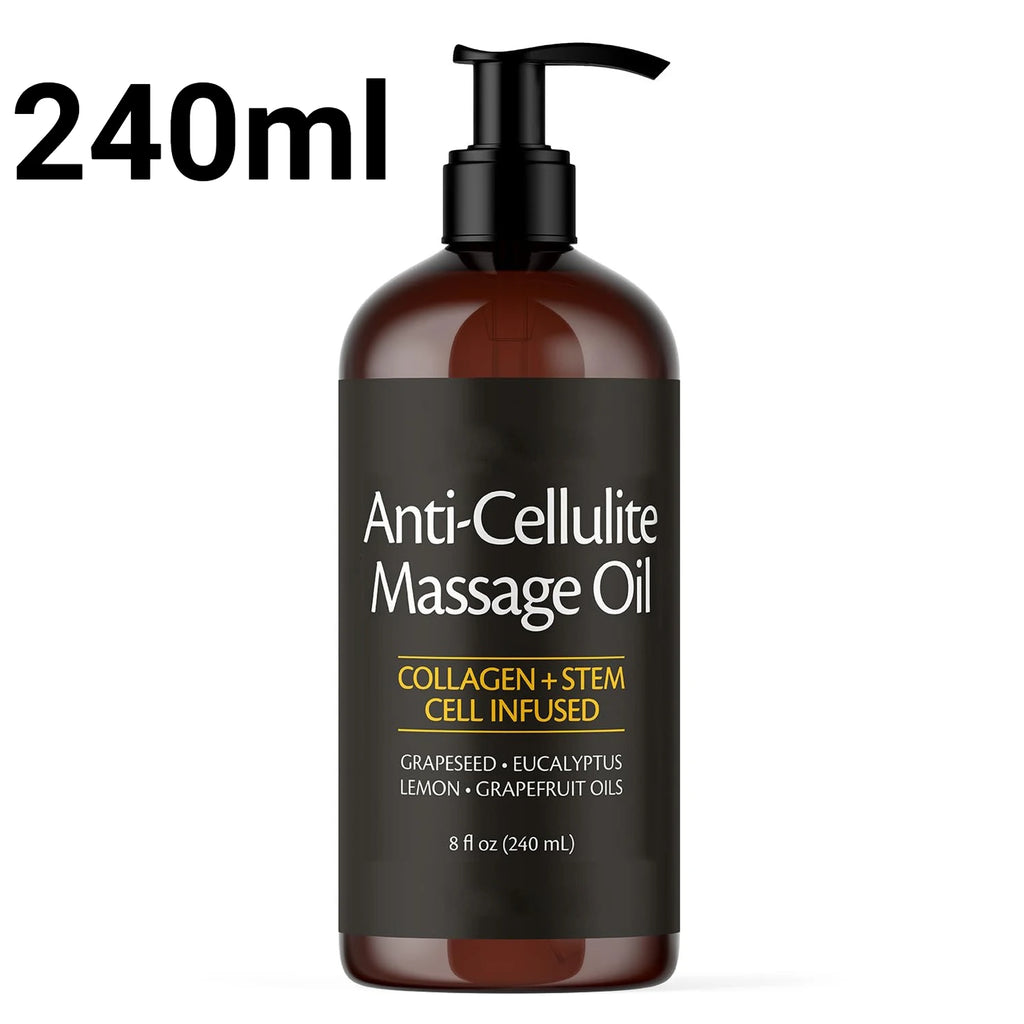 Anti-Cellulite Body Massage Oil 240/100ml Natural Aromatherapy Skin Care