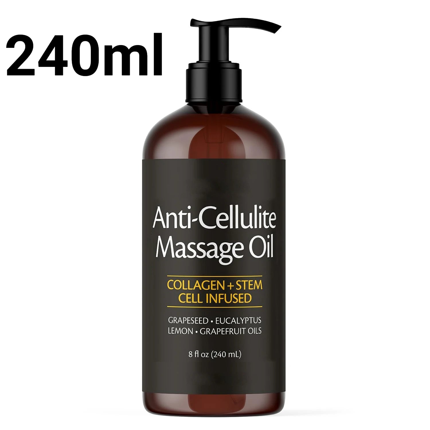 Anti-Cellulite Body Massage Oil 240/100ml Natural Aromatherapy Skin Care