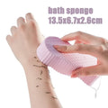 3D Body Exfoliating Bath Sponge Brush - Painless Shower Scrubber