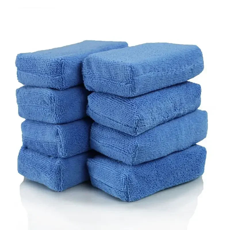 Car Wax Applicator Pads Microfiber Sponges for Polishing & Detailing, Reusable