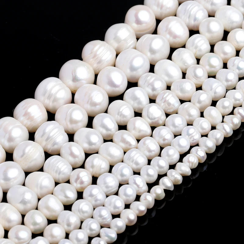 Natural Fresh Water Pearl Beads 3-11mm for Jewelry Making, Bracelets & Necklaces