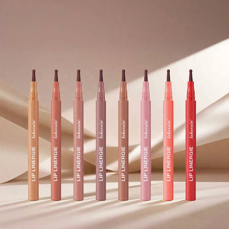 Waterproof Lip Liner Stain Set - Long Lasting Transfer Proof Lip Makeup