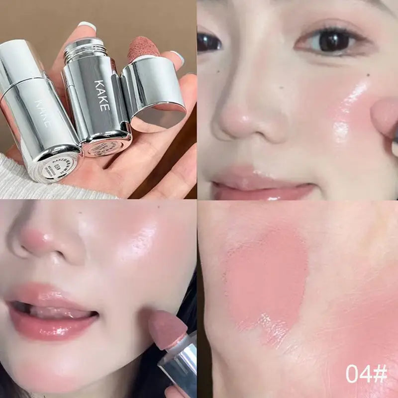 Velvet Liquid Blush Matte Sponge Blusher for Natural, Long-Lasting Makeup