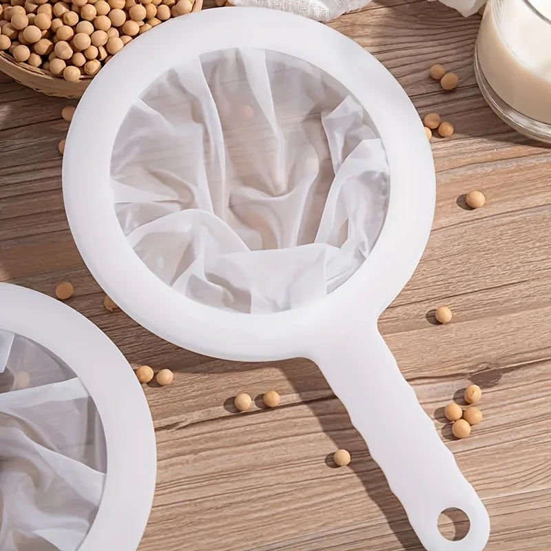 3-Piece Reusable Mesh Filter Set for Coffee Tea Juice Soy Milk Rice Wine - Durable & Easy Clean