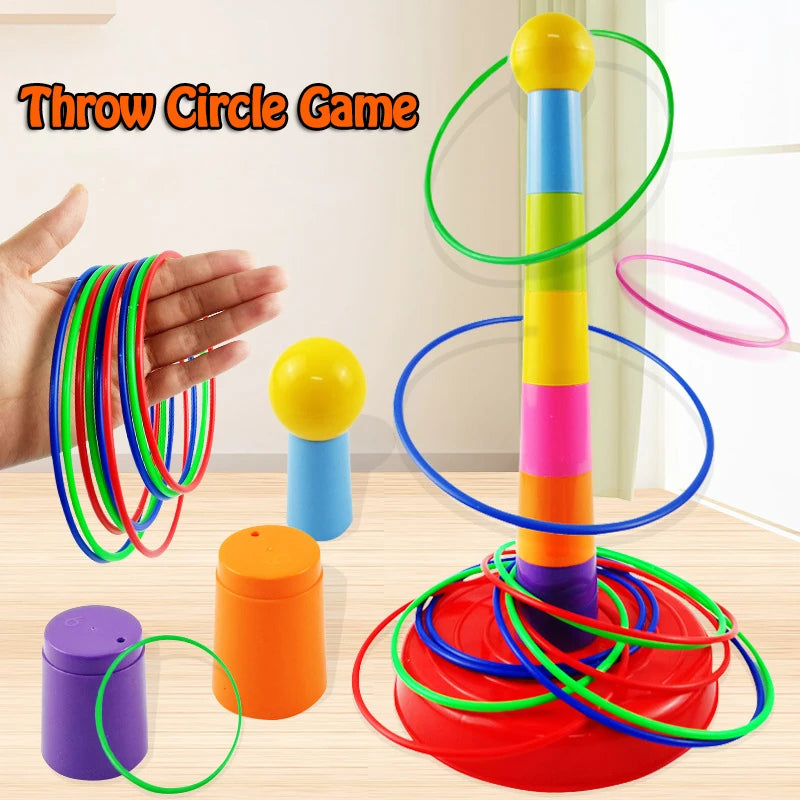 Children Throw Circle Game Stacking Toys Indoor Outdoor Parent-Child Fun