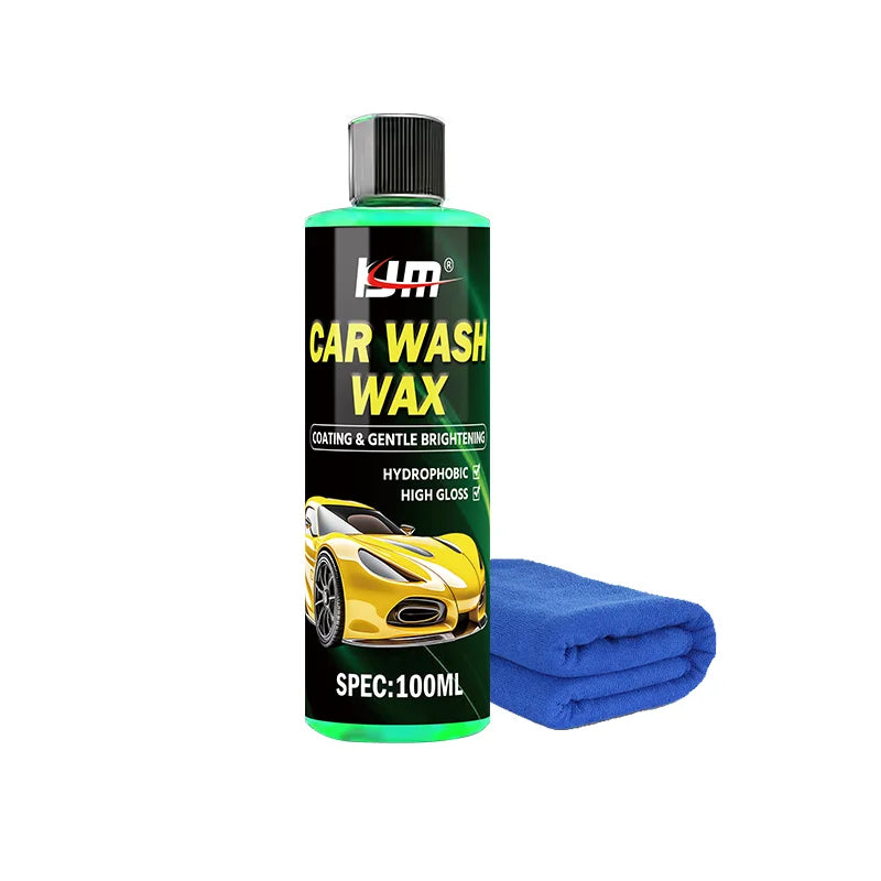 Concentrated Car Wash Wax Shampoo - 100ML High Foam Auto Detailing Cleaner