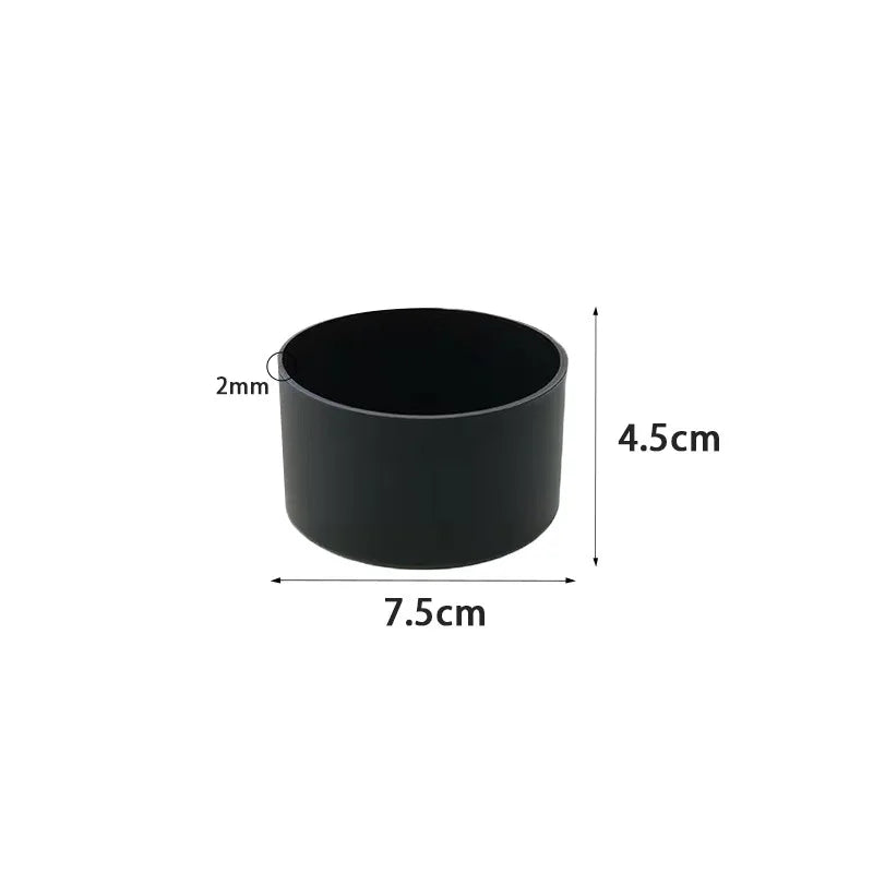 Silicone Cup Protection Case for Vacuum Bottle 75mm Storage Cover Anti-Slip Scratch-Resistant