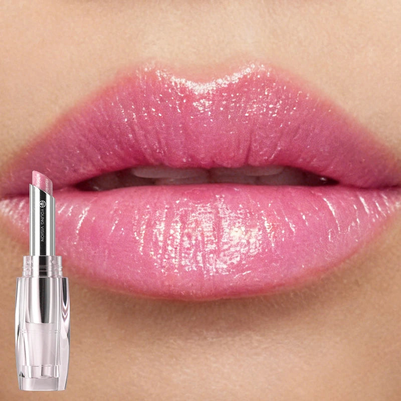 6 Colors Tinted Lip Balm Set - Moisturizing Lip Gloss with Shimmer Finish