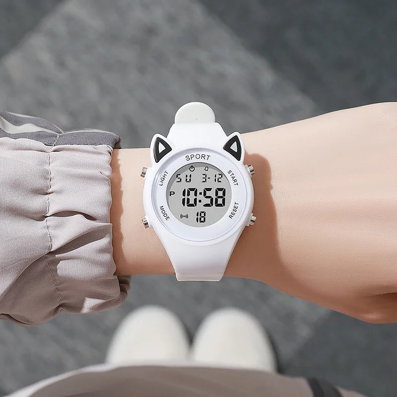 Kids Digital Sports Watch Waterproof LED Luminous Wristwatch for Boys & Girls