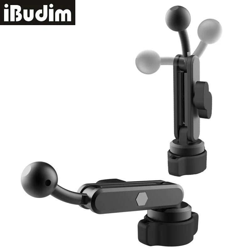 17mm Ball Head Extension Rod for Car Phone GPS Mount 360° Rotatable Stand