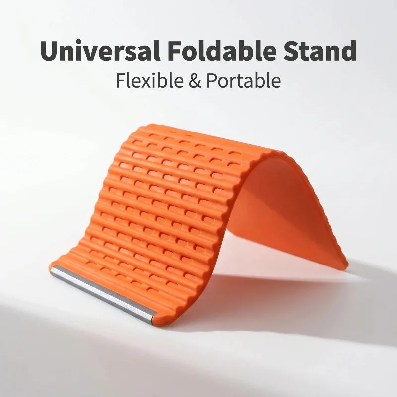 Flexible Silicone Phone Stand for Tablets Laptops Travel Accessories