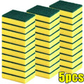 Kitchen Dishwashing Sponge Set - Soft Absorbent Scouring Pads for Household Cleaning