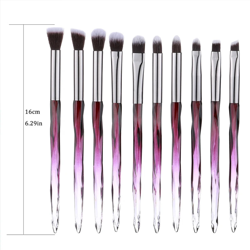 Professional Makeup Brush Set - Eyeshadow, Eyebrow, Lip & Concealer Tools