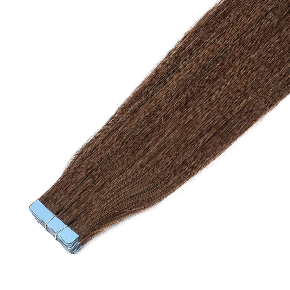 Human Hair Tape-In Extensions 20PCS Seamless Skin Weft for Full Head Volume