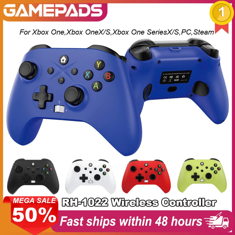 Wireless Game Controller for Xbox Series S/X, One, PC — 6 Axis Gyro Turbo