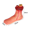 Halloween Horror Blood Decor Latex Props - Broken Hand Foot Brain Heart Scary Set