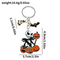 Nightmare Before Christmas Jack Skellington & Pumpkin Keychain Halloween Accessory