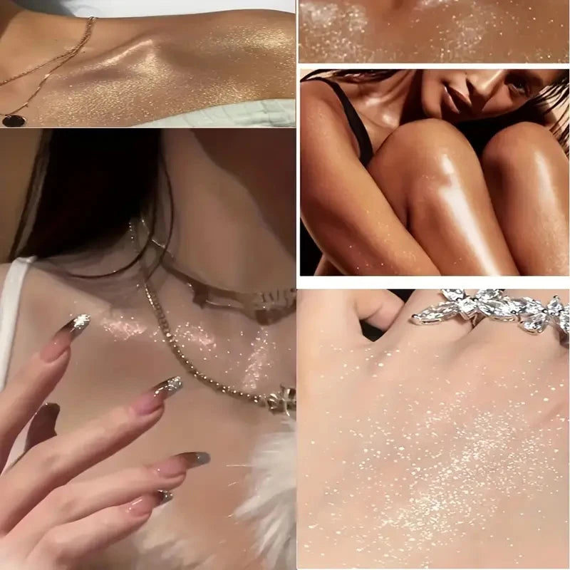 High Gloss Glitter Powder - Waterproof & Sweatproof for Face Hair Body Makeup