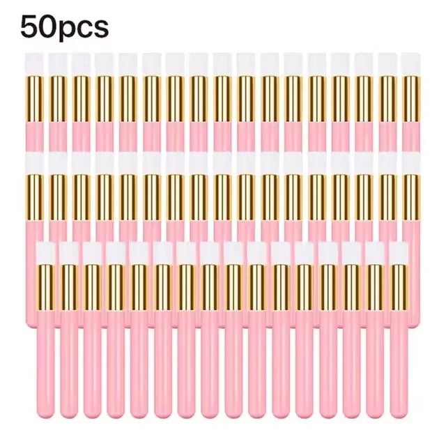 Eyelash Extension & Makeup Brush Cleaning Set - Multiple Colors, 10/20/50 pcs