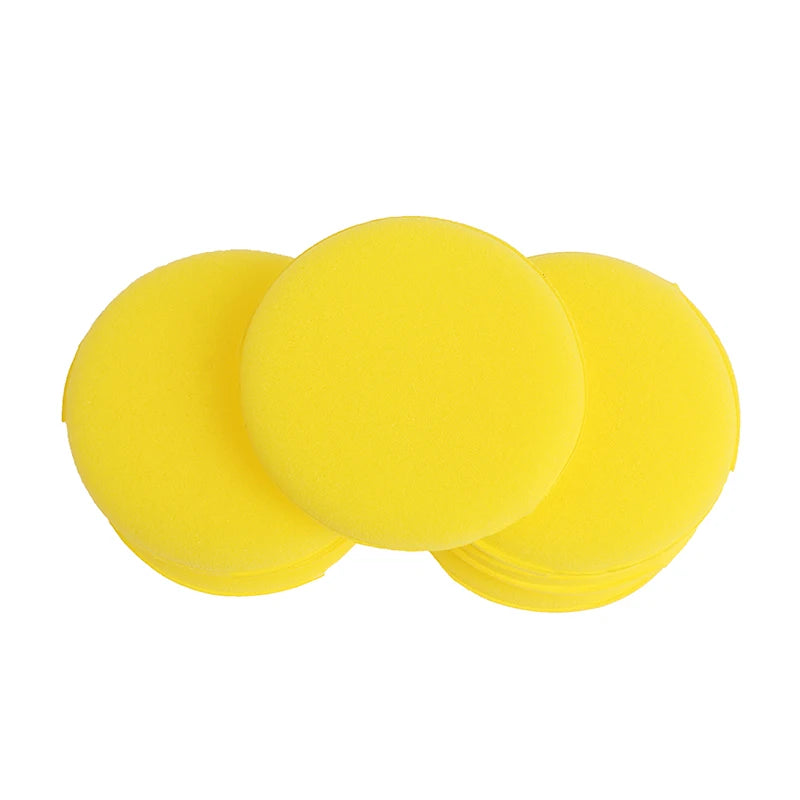 Car Waxing Foam Sponges Pack of 12 - High Density Applicator Pads for Car Detailing and Cleaning