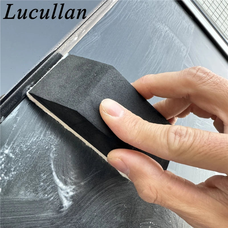 Car Windshield Oil Film Removal Brush Wool Glass Polishing Sponge