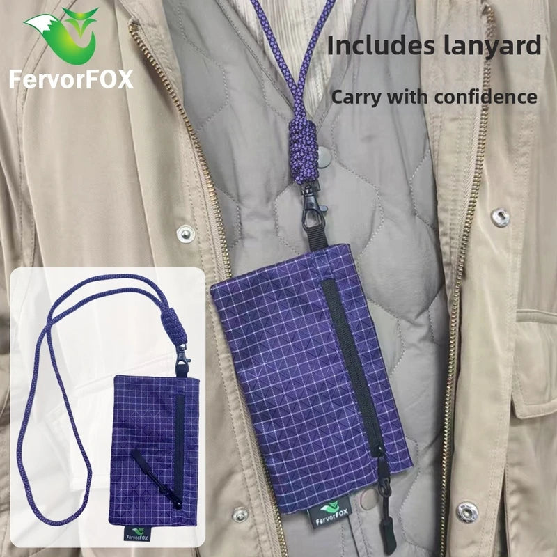 Waterproof Outdoor Storage Bag with Rope and Zipper, Lightweight & Wear-Resistant Organizer