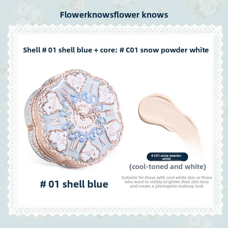 Moisturizing Air Cushion CC Cream Foundation for Natural Glowing Skin - Long-Lasting Makeup Base