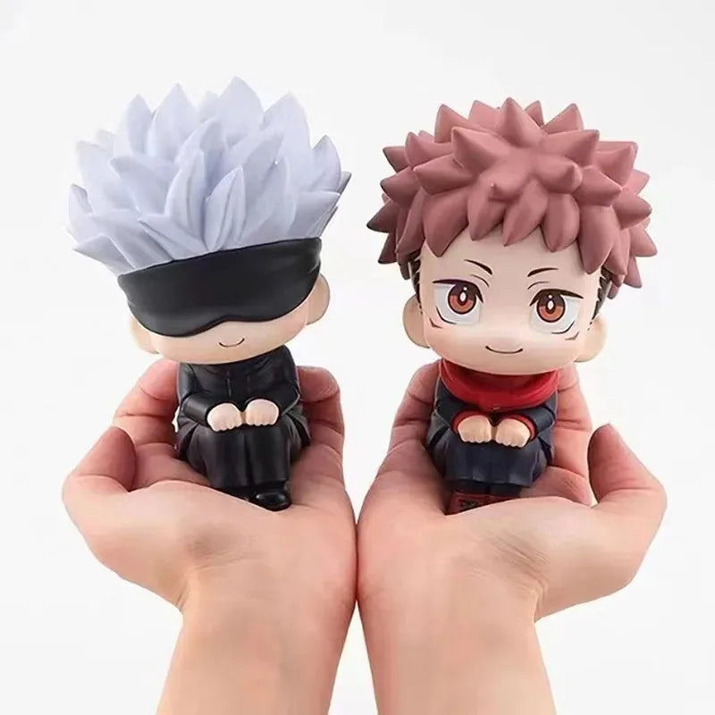 Jujutsu Kaisen Chibi Sitting Figure Set - Anime Collectible Toys for Fans