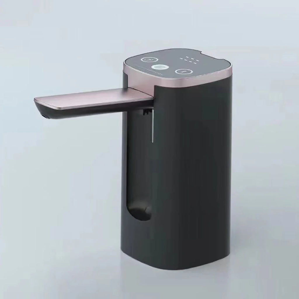 Portable Electric Water Bottle Dispenser with Display and Foldable Pump
