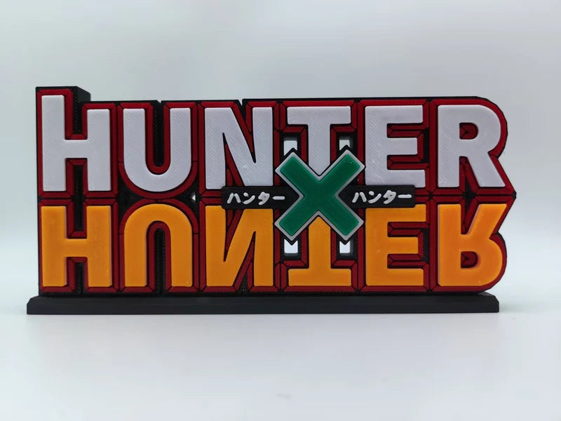 Hunter X Hunter Logo 3D Standee Action Figure Ornament - Collectible Decor