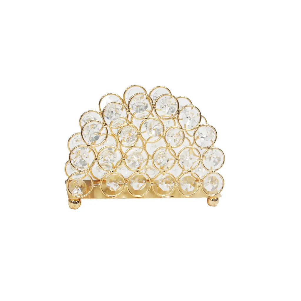 Elegant Nordic Paper Napkin Rack with Metal Finish for Kitchen & Restaurant