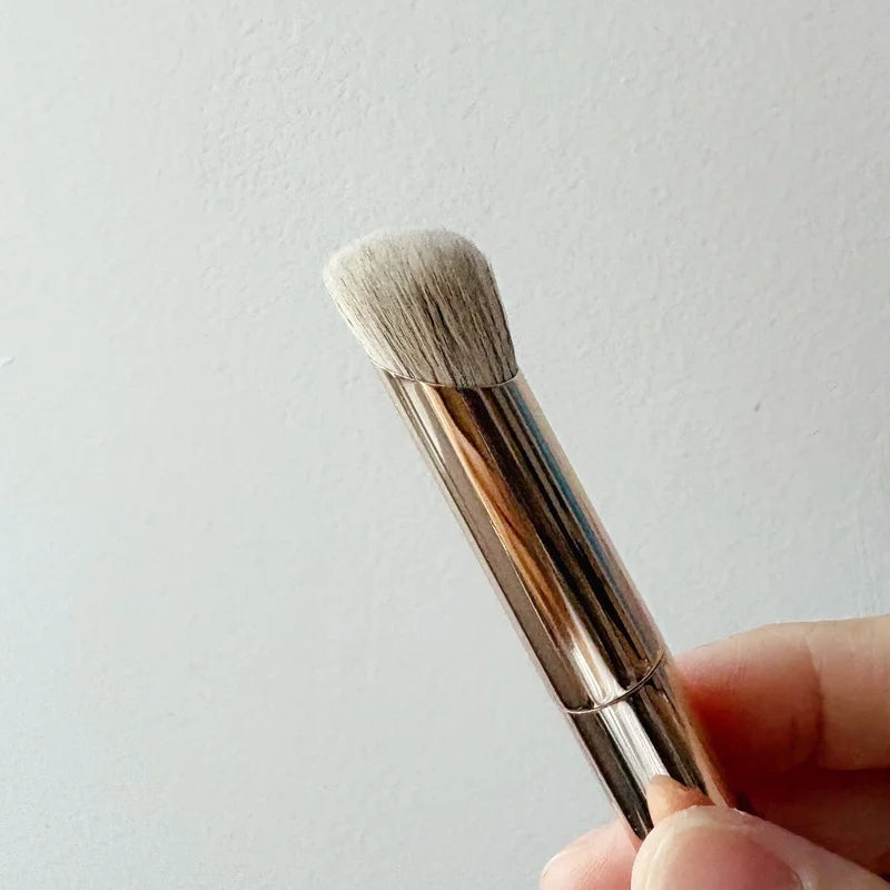 Dual-Ended Concealer Brush for Flawless Makeup Blending Synthetic Hair